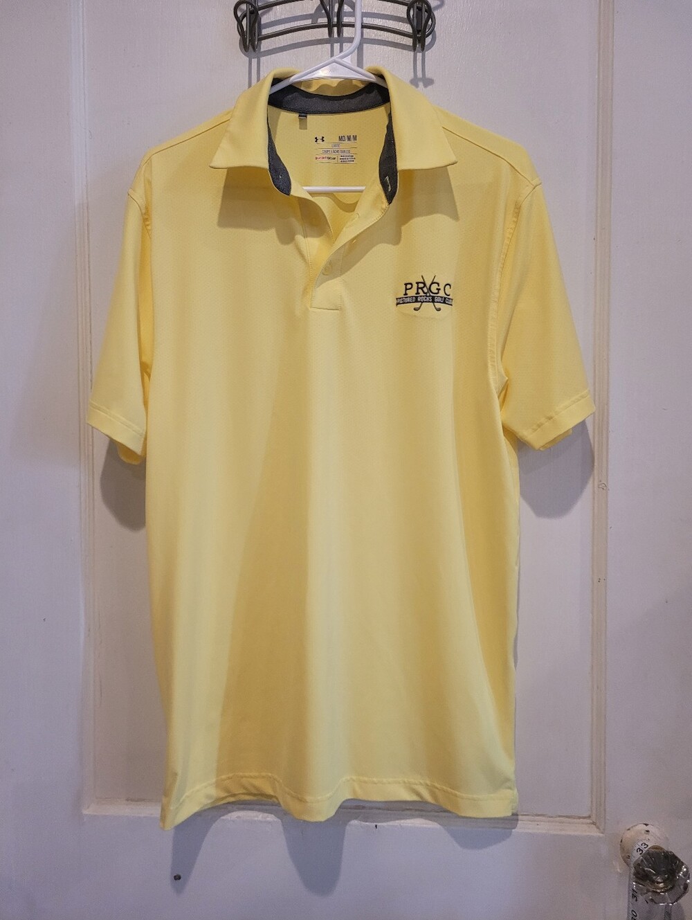 New Mens Medium Under Armour  Loose HeatGear PRGC Golf Club